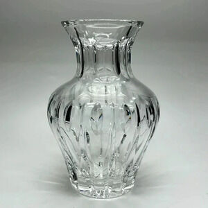 Marquis by WATERFORD Crystal Sheridan 6" Flower Vase Clear w/ Vertical Slits
